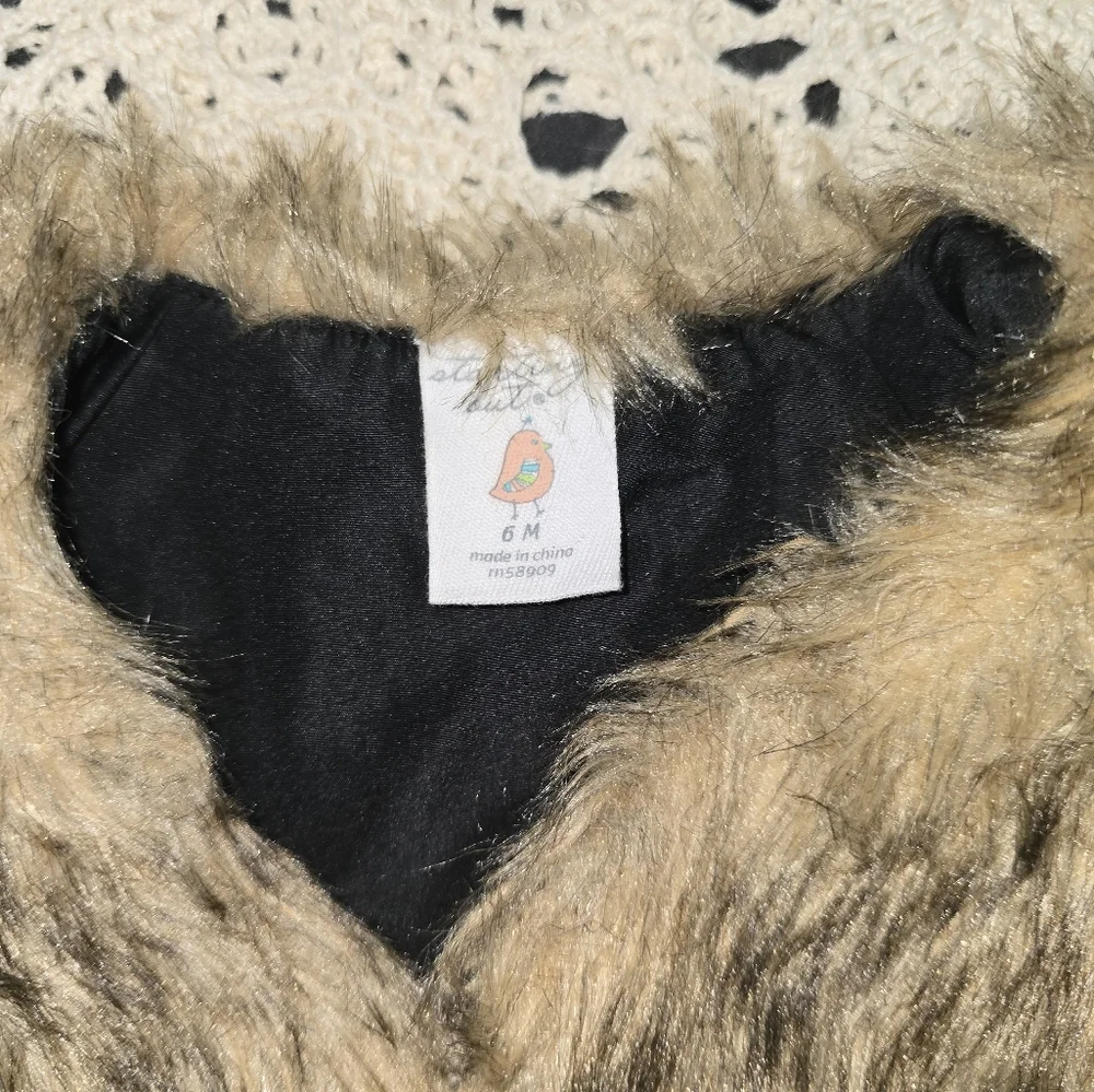 Starting Out, Baby Faux Fur Vest, 6M